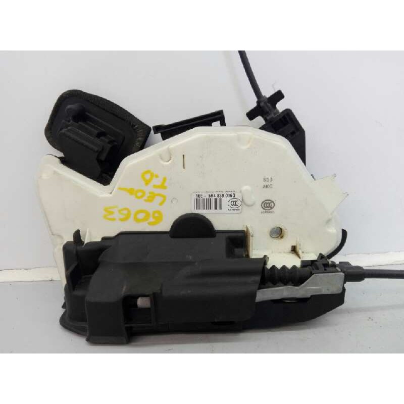 Recambio de cerradura puerta trasera derecha para seat leon (5f1) reference referencia OEM IAM 5K4839016Q  E1-B6-36-1