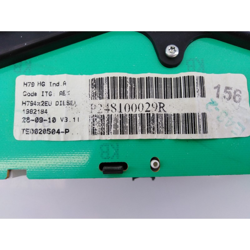 Recambio de cuadro instrumentos para dacia duster laureate 4x2 referencia OEM IAM P248100029R TE0020504P E2-A1-18-8