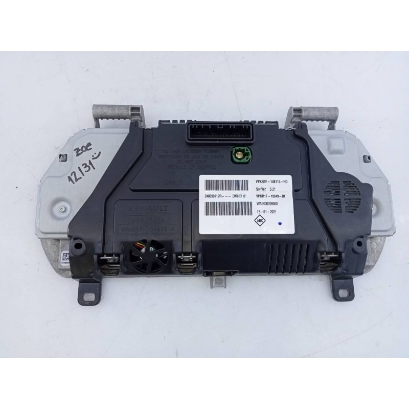 Recambio de cuadro instrumentos para renault zoe bose referencia OEM IAM 248099717R  E2-A1-42-1