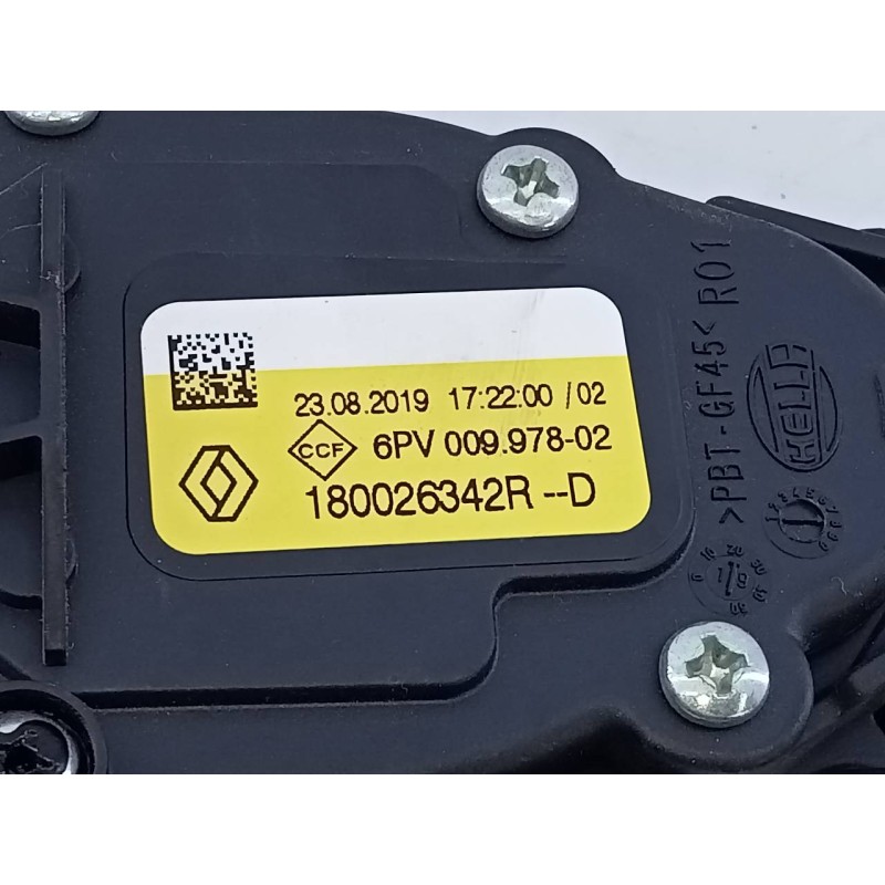 Recambio de pedal acelerador para dacia sandero stepway referencia OEM IAM 180026342R  E2-A1-17-7