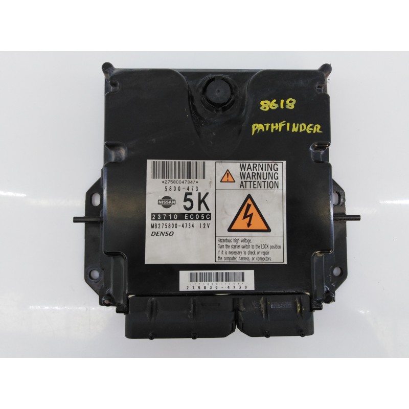 Recambio de centralita motor uce para nissan pathfinder (r51) 2.5 dci se referencia OEM IAM 23710EC05C MB2758007334 E3-B4-42-2