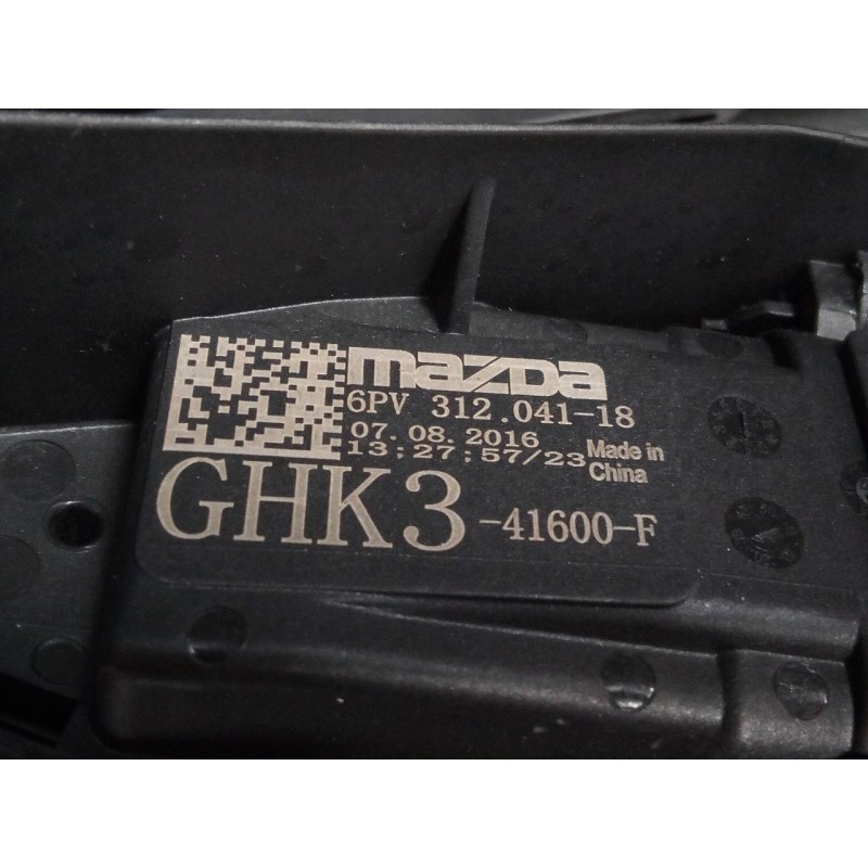 Recambio de pedal acelerador para mazda 2 lim. () evolution referencia OEM IAM GHK341600F 6PV31204118 