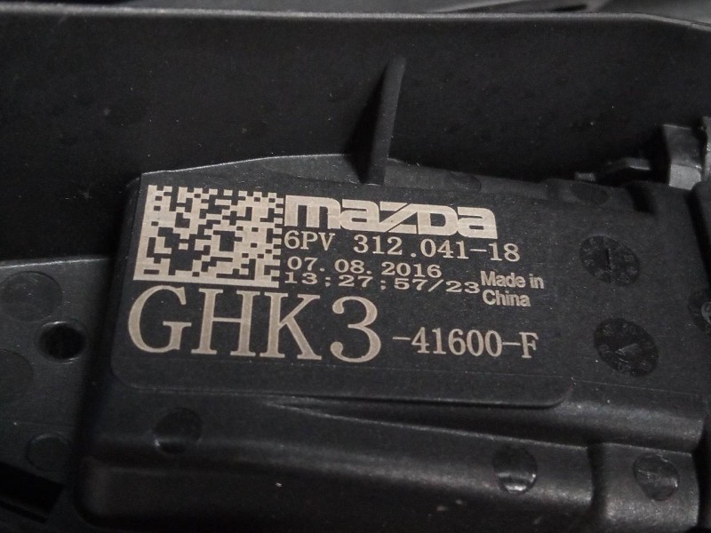 Recambio de pedal acelerador para mazda 2 lim. () evolution referencia OEM IAM GHK341600F 6PV31204118 