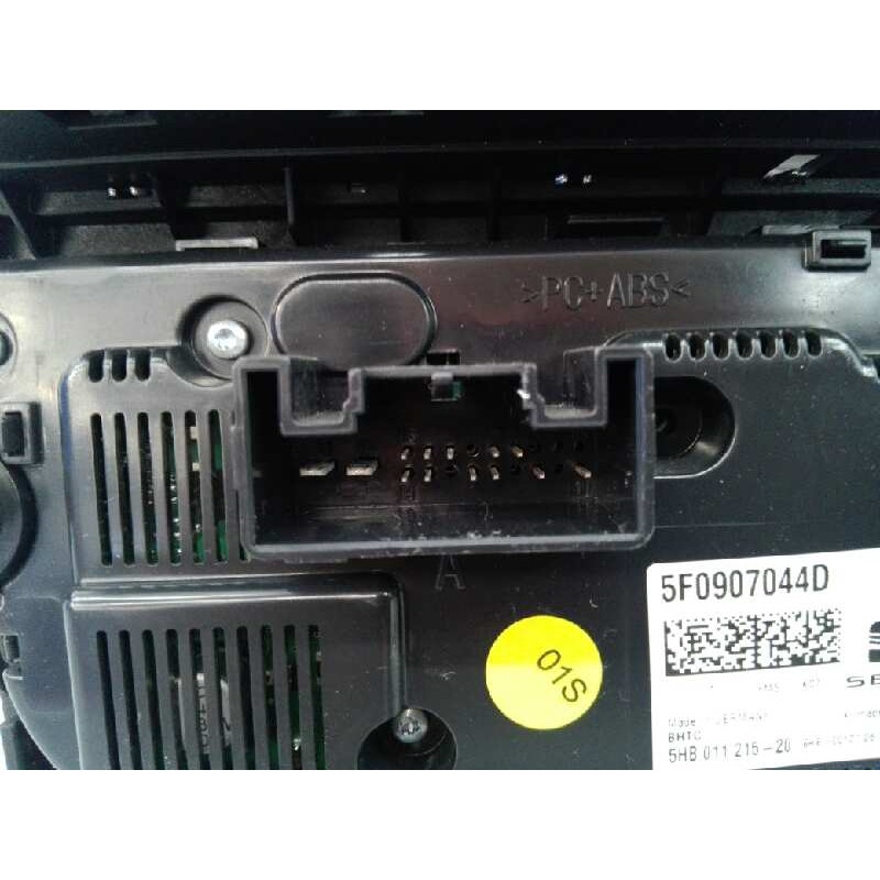 Recambio de mando climatizador para seat leon (5f1) reference referencia OEM IAM 5F0907044D 5HB01121520 E2-A1-4-6