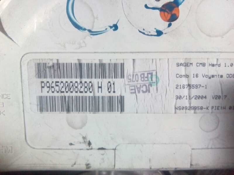 Recambio de cuadro instrumentos para citroën c3 referencia OEM IAM 9652008280 216755971 E1-A4-51-1