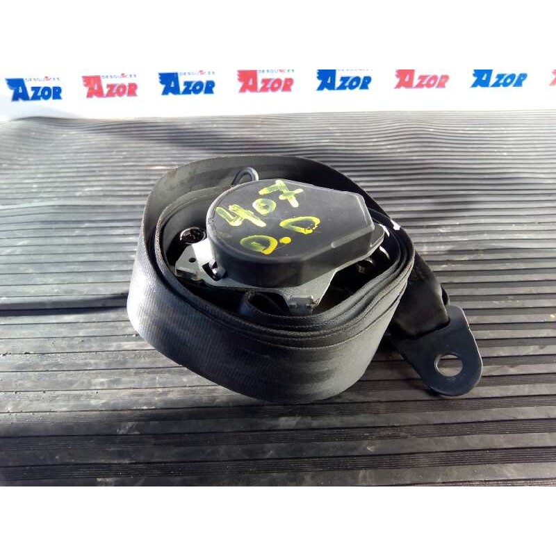 Recambio de cinturon seguridad delantero derecho para peugeot 407 referencia OEM IAM 96439574XX  E1-A4-3-1