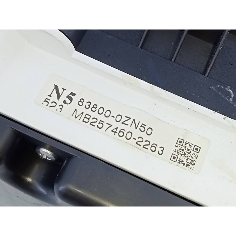 Recambio de cuadro instrumentos para toyota auris hybrid advance referencia OEM IAM 838000ZN50 MB2574602263 E3-B2-19-1