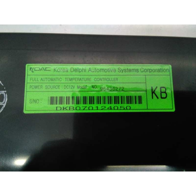 Recambio de mando climatizador para chevrolet captiva 2.0 vcdi lt referencia OEM IAM 96436272 DKB070124050 E3-A5-13-3