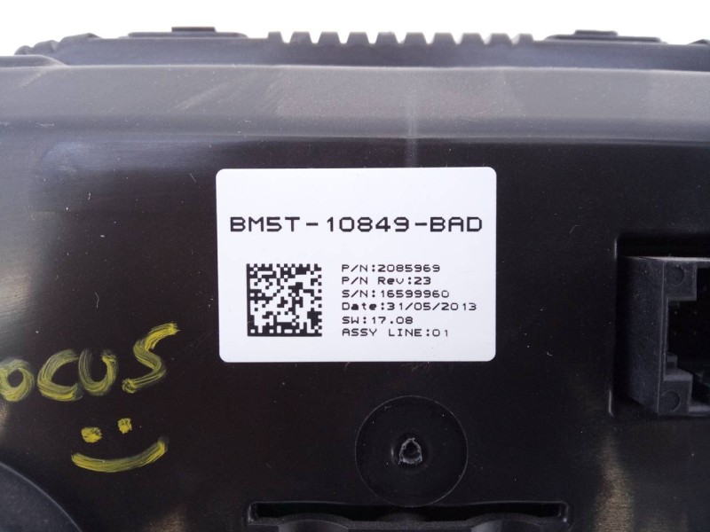 Recambio de cuadro instrumentos para ford focus lim. (cb8) trend referencia OEM IAM BM5T10849BAD  E3-B3-28-1