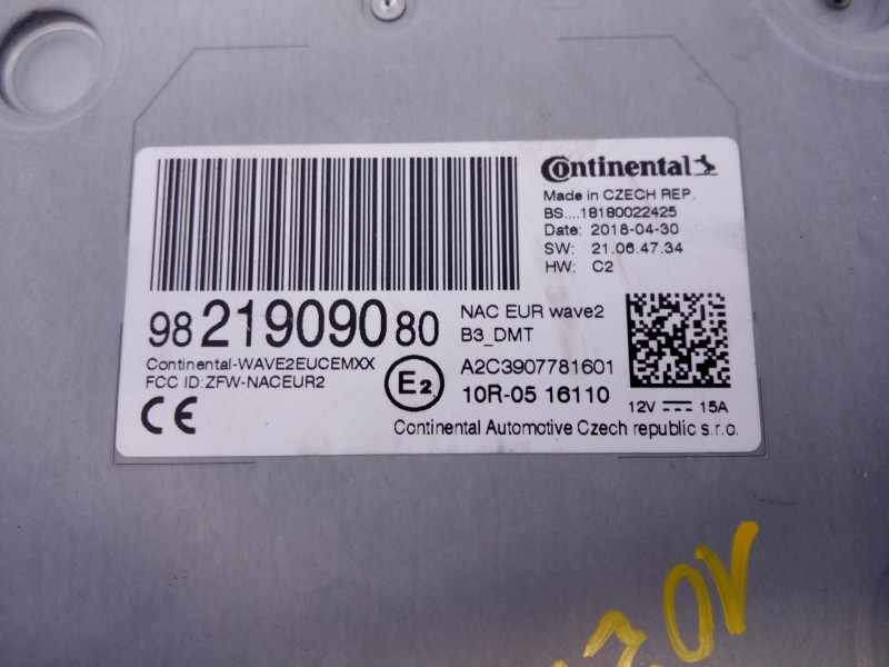 Recambio de sistema navegacion gps para peugeot 5008 active referencia OEM IAM 982841838000 9821909080 E3-B2-29-1
