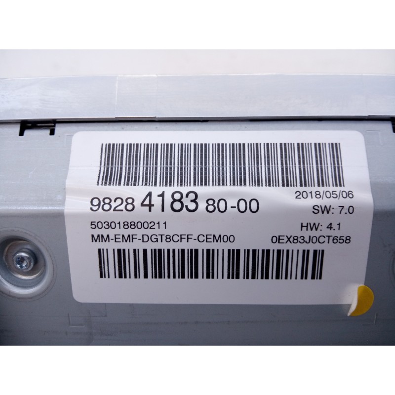 Recambio de sistema navegacion gps para peugeot 5008 active referencia OEM IAM 982841838000 9821909080 E3-B2-29-1
