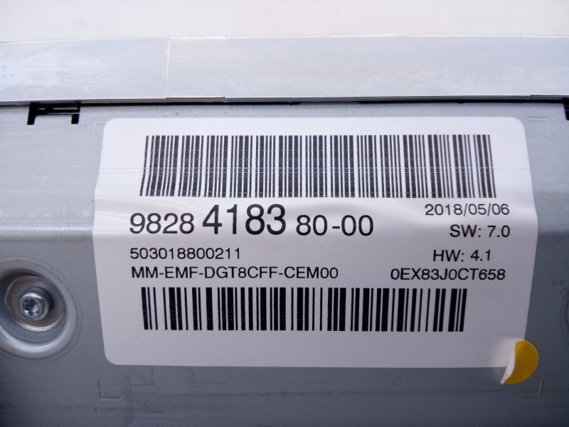 Recambio de sistema navegacion gps para peugeot 5008 active referencia OEM IAM 982841838000 9821909080 E3-B2-29-1