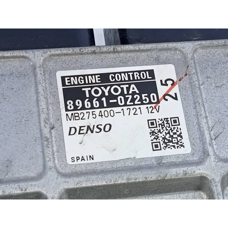 Recambio de centralita motor uce para toyota auris hybrid advance referencia OEM IAM 896610Z250 MB2754001721 E3-B2-19-1