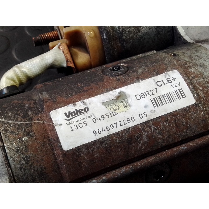 Recambio de motor arranque para peugeot 407 2.0 16v hdi fap cat (rhr / dw10bted4) referencia OEM IAM 9646972280  P3-B8-8-3