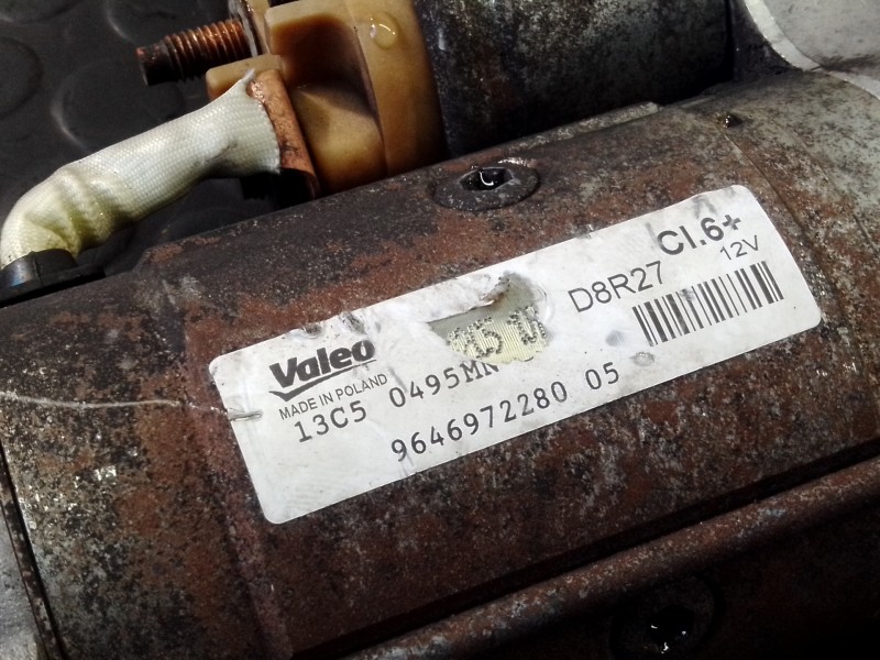 Recambio de motor arranque para peugeot 407 2.0 16v hdi fap cat (rhr / dw10bted4) referencia OEM IAM 9646972280  P3-B8-8-3