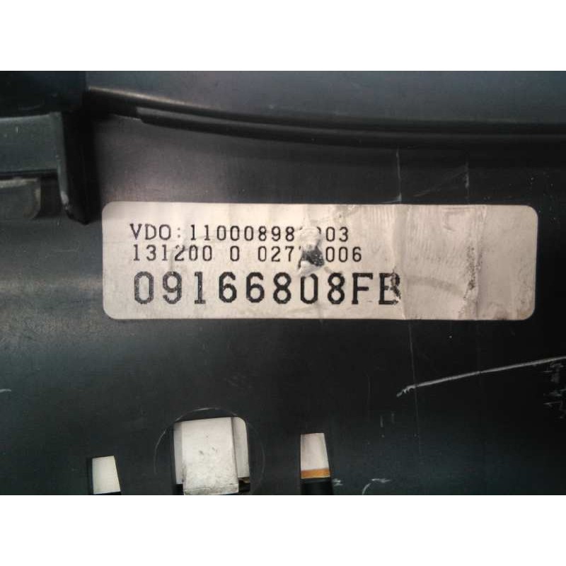 Recambio de cuadro instrumentos para opel corsa c referencia OEM IAM 09166808FB  E3-A5-28-5