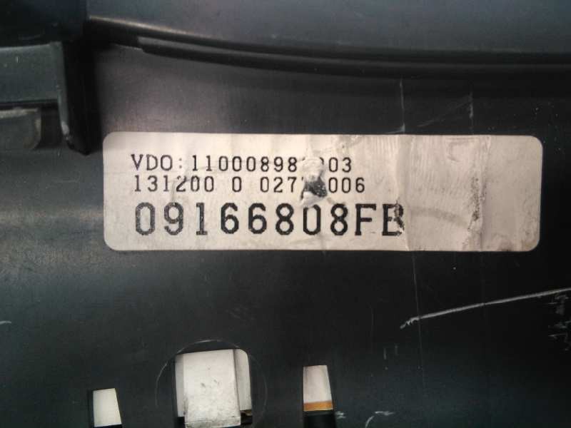 Recambio de cuadro instrumentos para opel corsa c referencia OEM IAM 09166808FB  E3-A5-28-5
