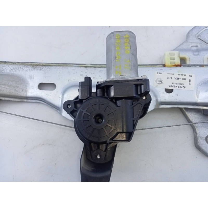 Recambio de elevalunas trasero izquierdo para nissan qashqai (j11) acenta referencia OEM IAM 827014EA0A C17320101 E2-A4-61-1
