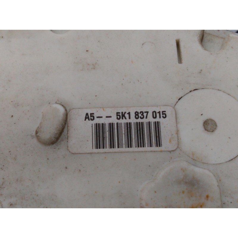 Recambio de cerradura puerta delantera izquierda para volkswagen golf vi (5k1) sport referencia OEM IAM 5K1837015  E1-B6-52-2