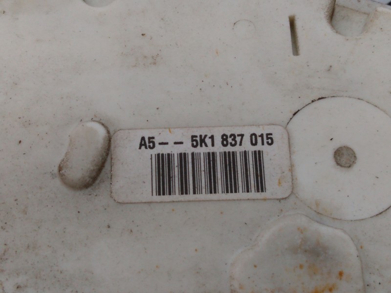 Recambio de cerradura puerta delantera izquierda para volkswagen golf vi (5k1) sport referencia OEM IAM 5K1837015  E1-B6-52-2