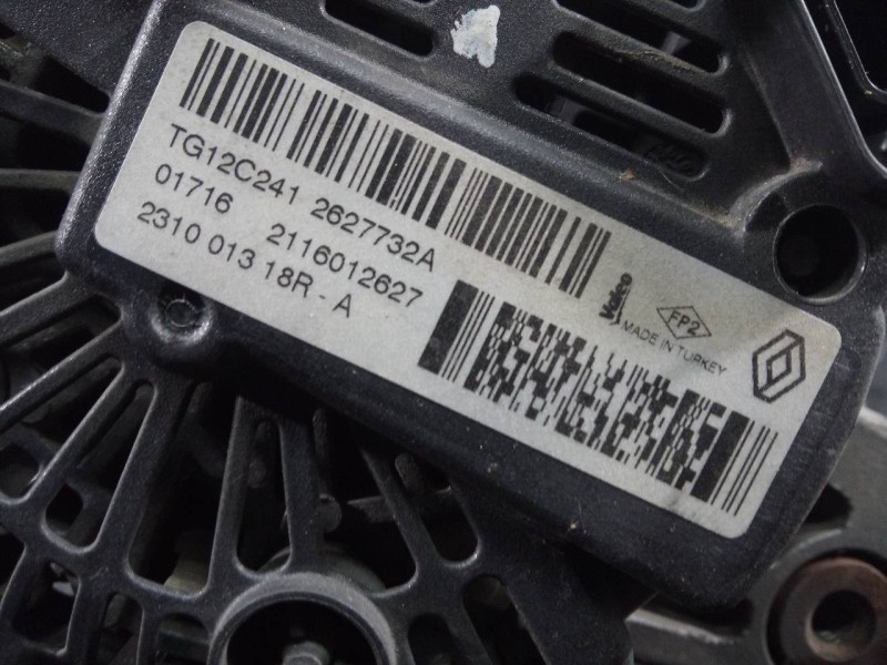 Recambio de alternador para renault clio iv business referencia OEM IAM 231001318R  P3-A4-15-4