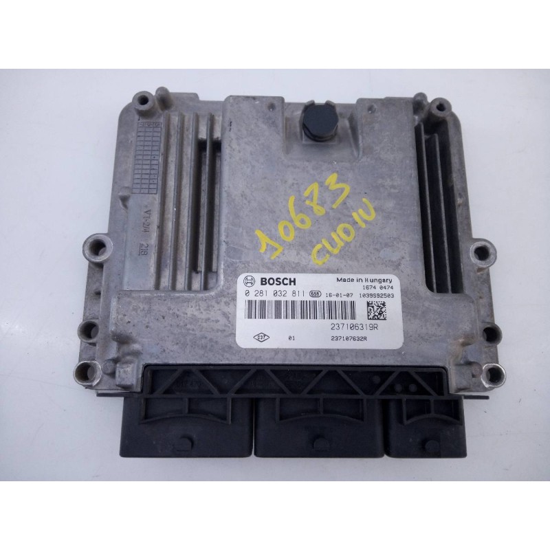 Recambio de centralita motor uce para renault clio iv business referencia OEM IAM 237106319R 0281032811 E2-A1-9-7