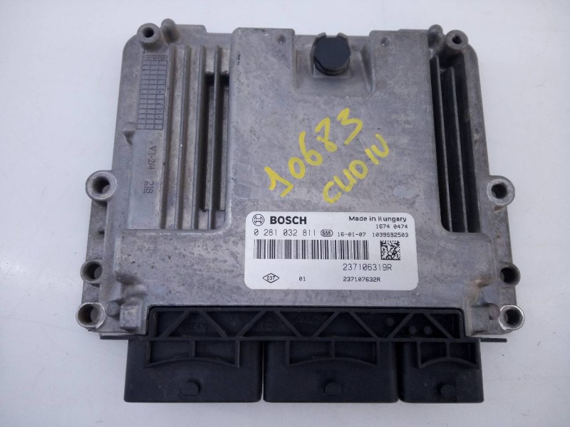 Recambio de centralita motor uce para renault clio iv business referencia OEM IAM 237106319R 0281032811 E2-A1-9-7