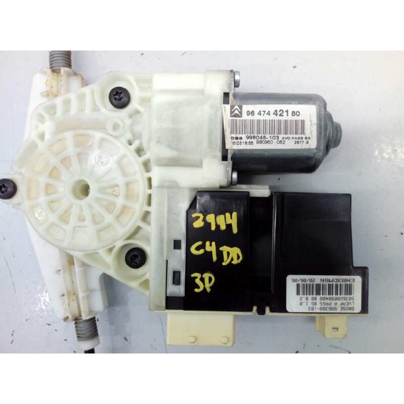 Recambio de elevalunas delantero derecho para citroën c4 coupe by loeb referencia OEM IAM 9647442180 9657133880 E1-A4-6-1