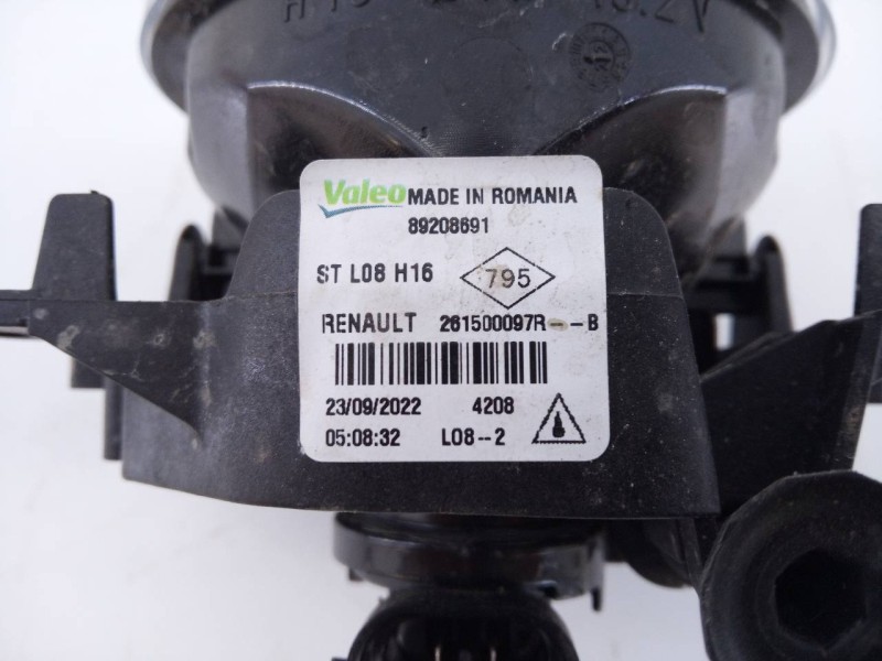 Recambio de faro antiniebla derecho para dacia sandero iii referencia OEM IAM 261500097R  E1-A1-27-2