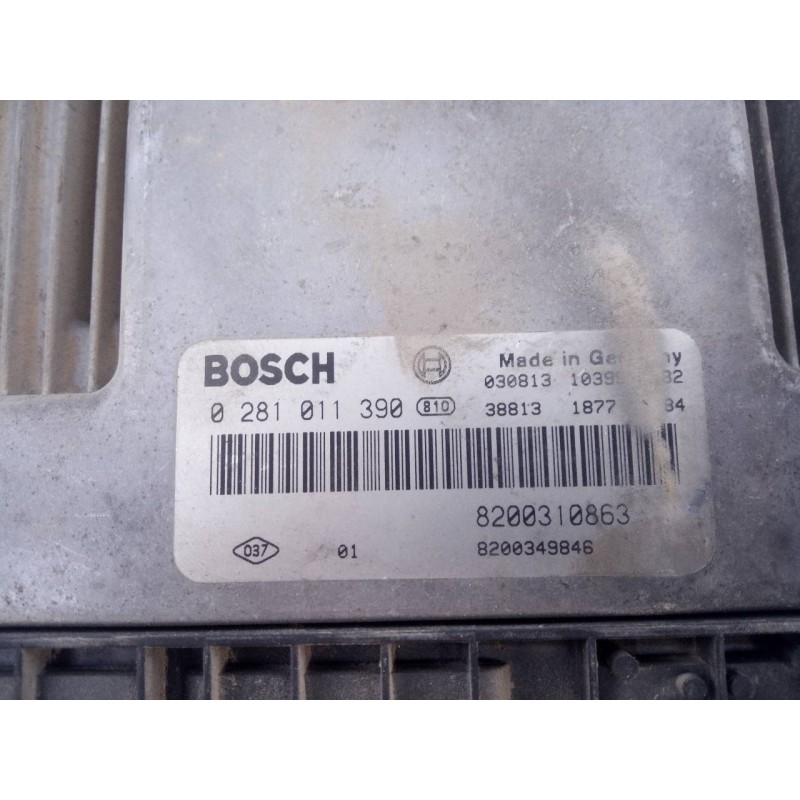 Recambio de centralita motor uce para renault scenic ii authentique referencia OEM IAM 0281011390 8200310863 E2-A1-25-2