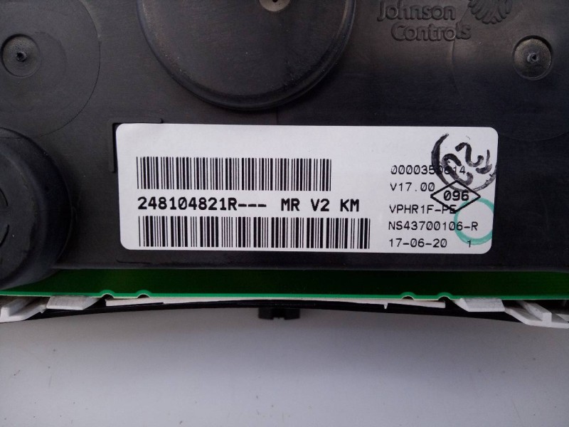 Recambio de cuadro instrumentos para dacia lodgy stepway referencia OEM IAM 248104821R  E2-A1-30-3