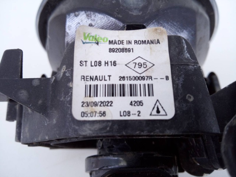 Recambio de faro antiniebla izquierdo para dacia sandero iii referencia OEM IAM 261500097R  E1-A1-27-2