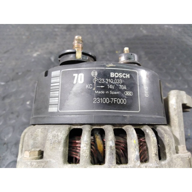 Recambio de alternador para nissan terrano/terrano.ii (r20) s (3-ptas.) referencia OEM IAM 0123310033 231007F000 P3-A4-15-4