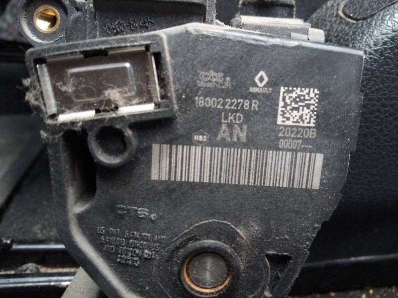 Recambio de pedal acelerador para dacia lodgy stepway referencia OEM IAM 180022278R  