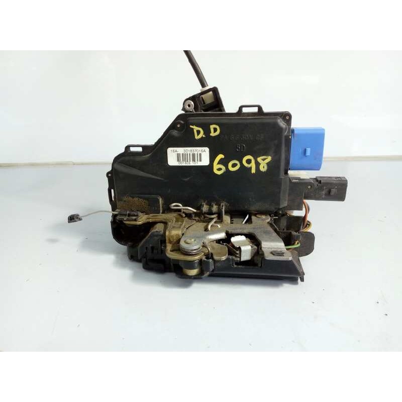 Recambio de cerradura puerta delantera derecha para volkswagen touareg (7la) tdi v10 referencia OEM IAM 30D1837016A 991625101 E1