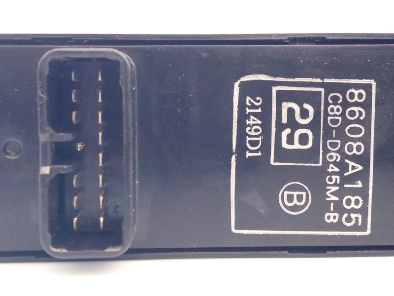 Recambio de mando elevalunas delantero izquierdo para mitsubishi outlander (cw0) kaiteki 4wd referencia OEM IAM 8608A185 C8DD645