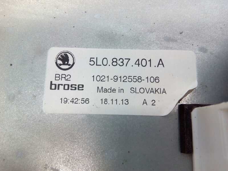 Recambio de elevalunas delantero izquierdo para skoda yeti active referencia OEM IAM 5L0837401A  E1-A5-38-1