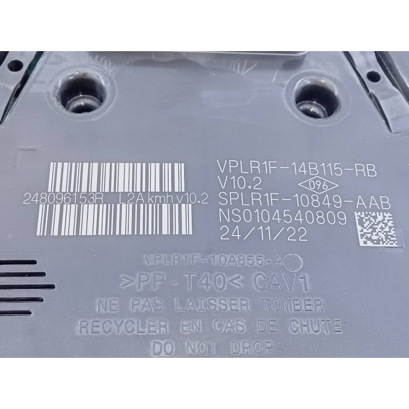 Recambio de cuadro instrumentos para dacia sandero iii referencia OEM IAM 248096153R  E2-A1-40-7