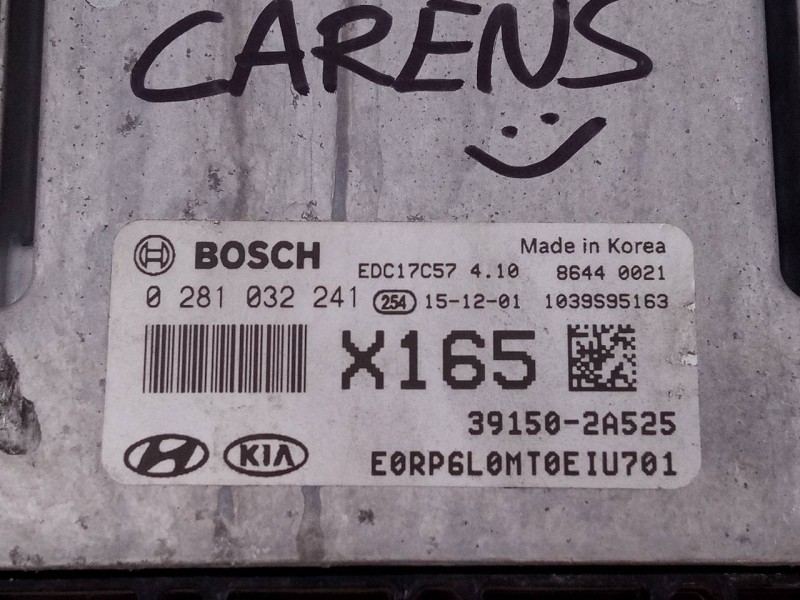 Recambio de centralita motor uce para kia carens ( ) concept referencia OEM IAM 391502A525 0281032241 E3-A3-25-3