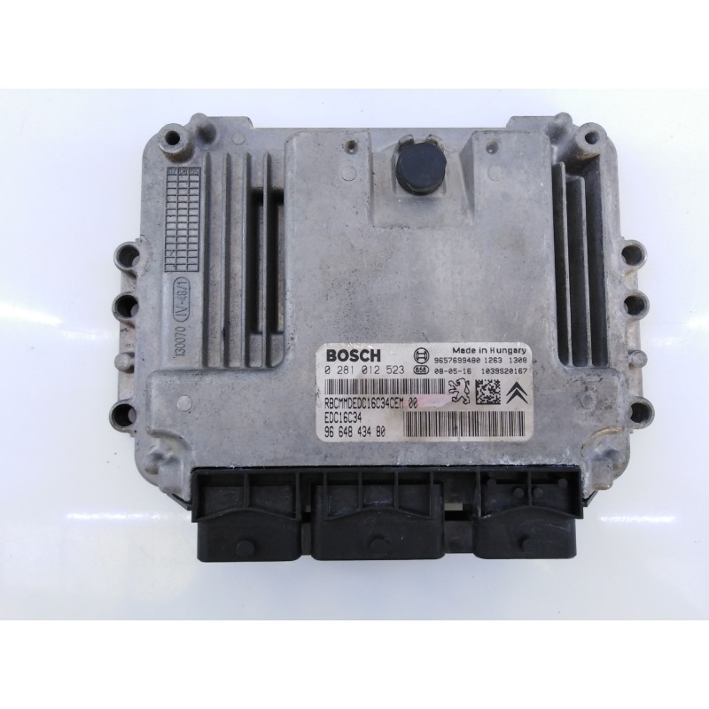 Recambio de centralita motor uce para citroën c3 1.4 hdi audace referencia OEM IAM 0281012523 9664843480 E3-B2-28-1