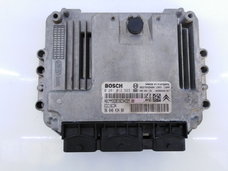 Recambio de centralita motor uce para citroën c3 1.4 hdi audace referencia OEM IAM 0281012523 9664843480 E3-B2-28-1