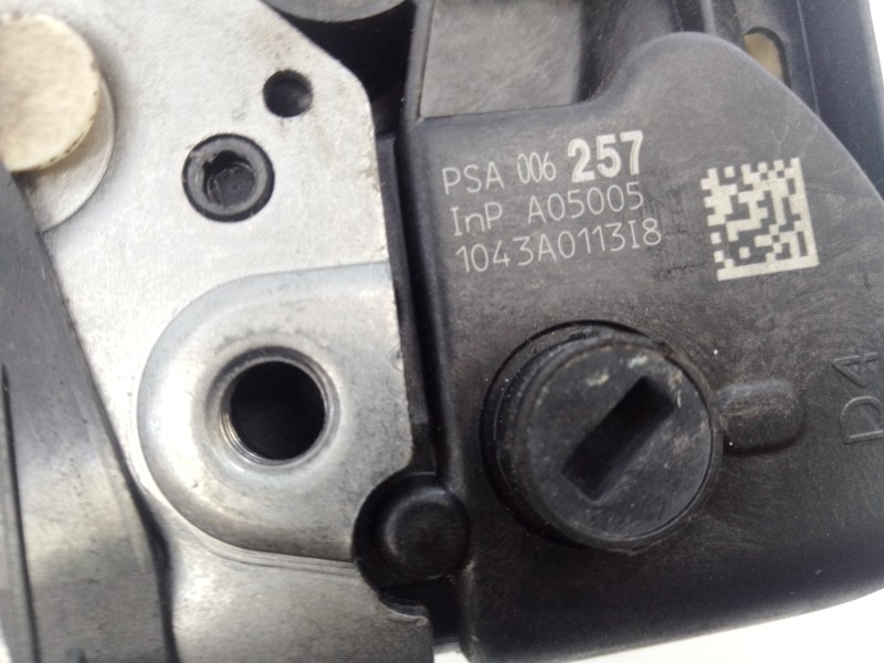 Recambio de cerradura puerta delantera derecha para peugeot 508 allure hybrid4 referencia OEM IAM 006257  E1-A4-52-2