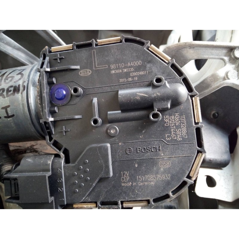 Recambio de motor limpia delantero para kia carens ( ) concept referencia OEM IAM 98110A4000  