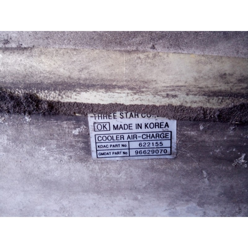 Recambio de intercooler para chevrolet captiva 2.0 vcdi ls referencia OEM IAM 622155 96629070 P2-B10-8