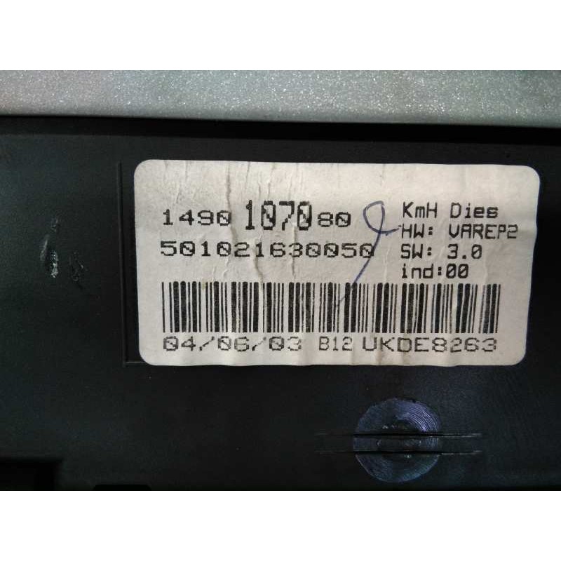 Recambio de cuadro instrumentos para peugeot 807 sr pack referencia OEM IAM 610583 1490107080 E3-B2-31-1