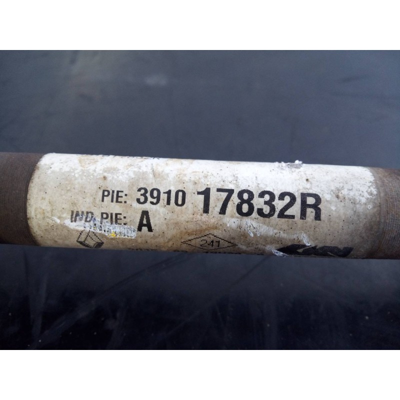 Recambio de transmision delantera izquierda para dacia sandero stepway referencia OEM IAM 391017832R  P1-A6-32