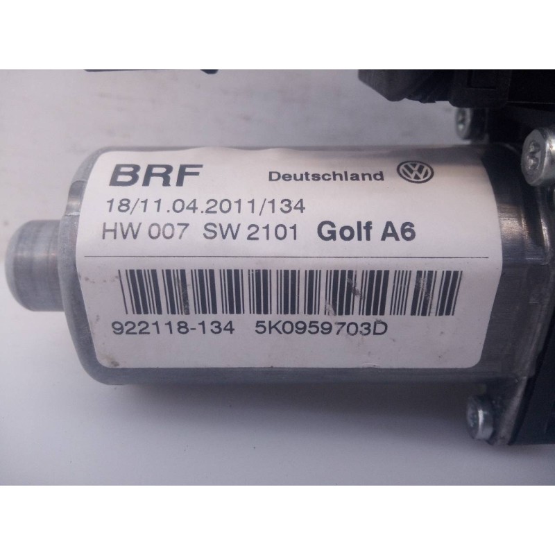 Recambio de motor elevalunas trasero izquierdo para volkswagen golf vi (5k1) advance bluemotion referencia OEM IAM 5K0959703D  E