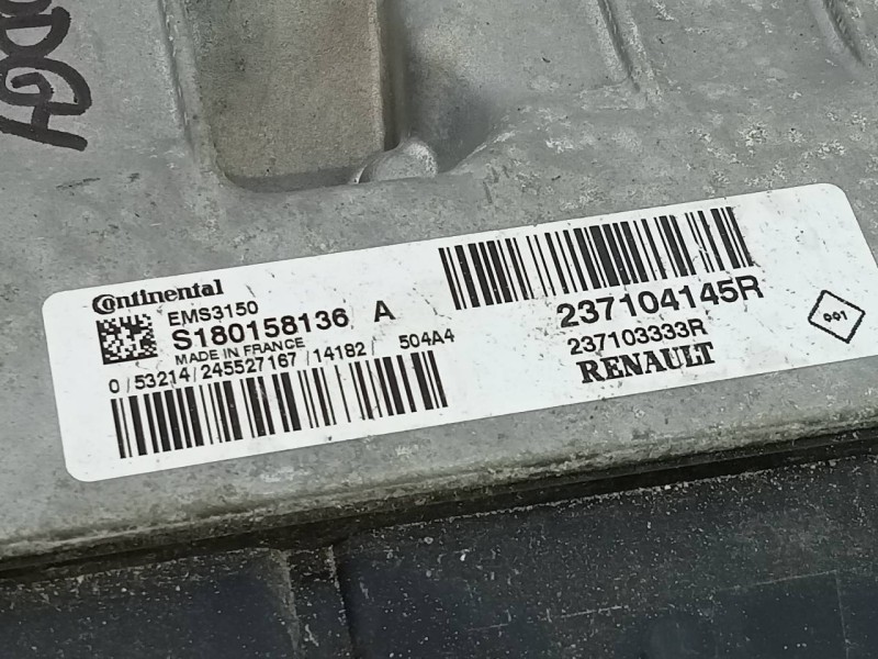 Recambio de centralita motor uce para dacia lodgy ambiance referencia OEM IAM 237104145R  E2-A1-13-3