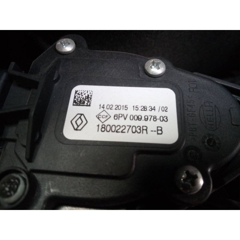 Recambio de pedal acelerador para dacia sandero stepway referencia OEM IAM 180022703R 6PV00997803 