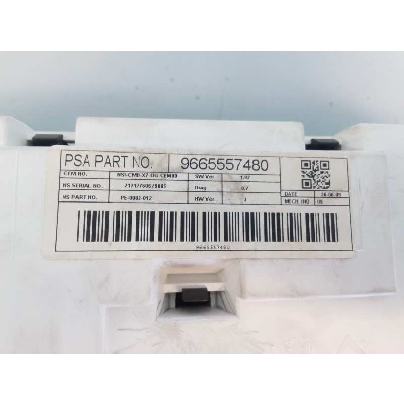 Recambio de cuadro instrumentos para citroën c5 berlina premier referencia OEM IAM 9665557480  E1-A4-23-2